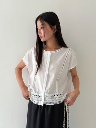 crochet round neck