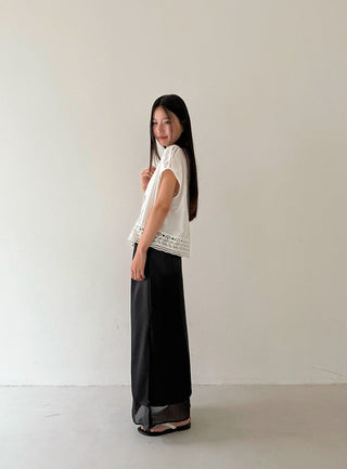 crochet round neck