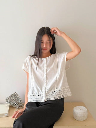 crochet round neck