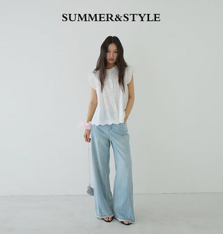 jacquard stringy Top