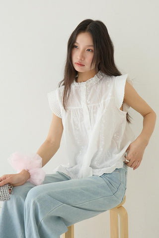 jacquard stringy Top