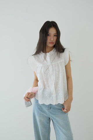 jacquard stringy Top