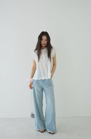 jacquard stringy Top