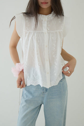 jacquard stringy Top