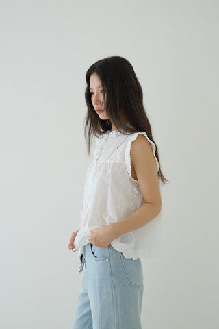 jacquard stringy Top