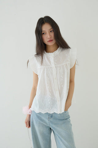jacquard stringy Top