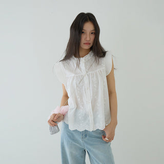 jacquard stringy Top