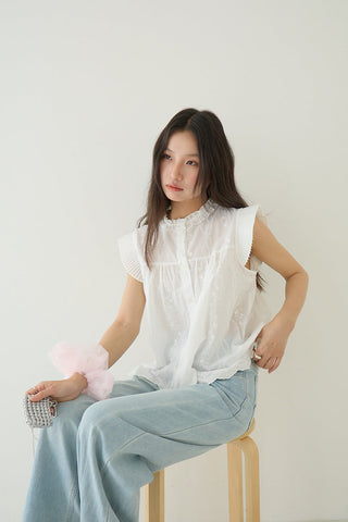 jacquard stringy Top