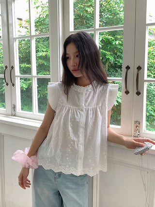 jacquard stringy Top