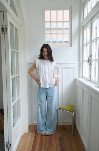 jacquard stringy Top