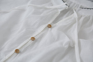 embroidered airy top
