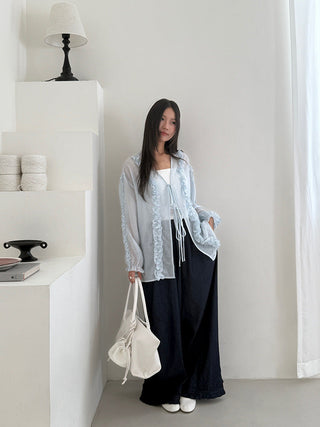 lace sun top