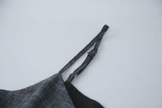 plaid suspender skirt