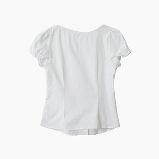 bubble sleeve top