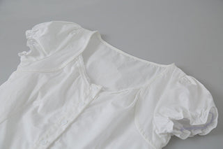 bubble sleeve top