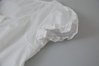 bubble sleeve top