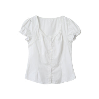 bubble sleeve top