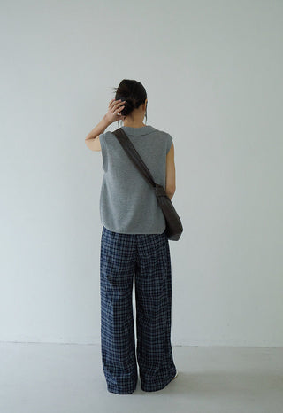 linen polo Top
