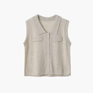 linen polo Top