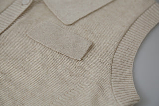 linen polo Top