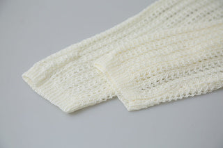 textured mesh sweater