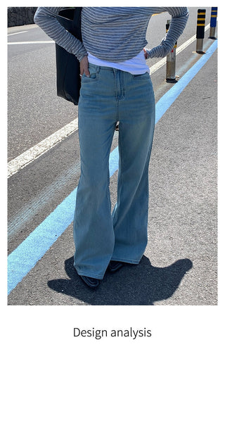 loose mop jeans