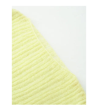 hollow knit top