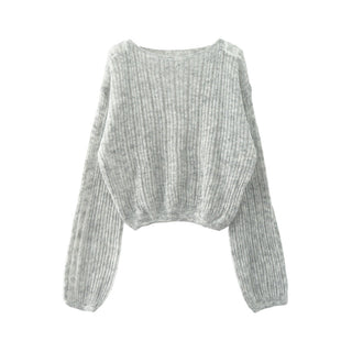 hollow knit top