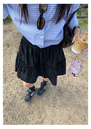 ruffle cake skirt