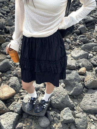 ruffle cake skirt