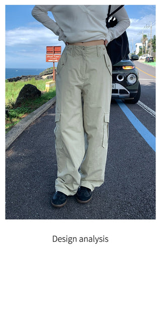 workwear wide pants