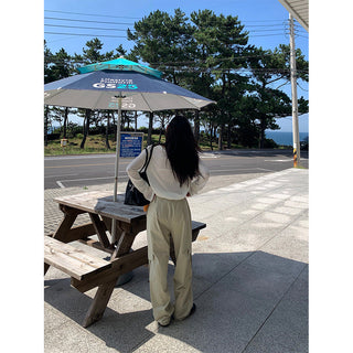 workwear wide pants