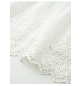 lace embroidery dress
