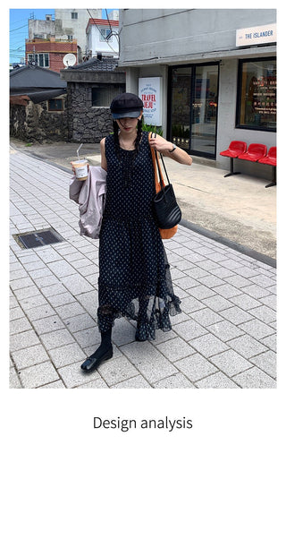 floral sleeveless dress