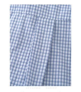 plaid polo top