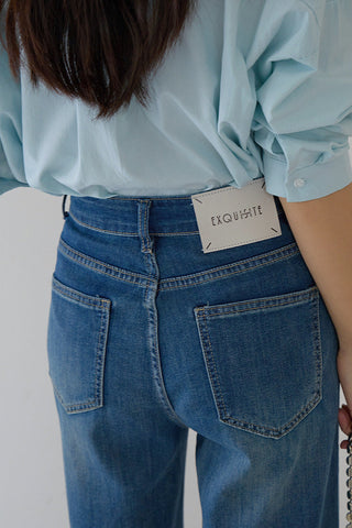 high waist jeans