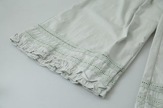 lace wide pants