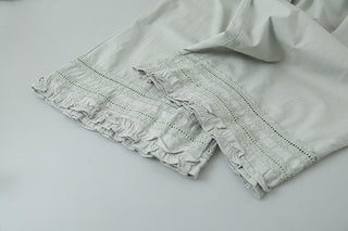 lace wide pants