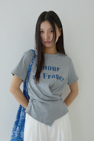 letter print Top