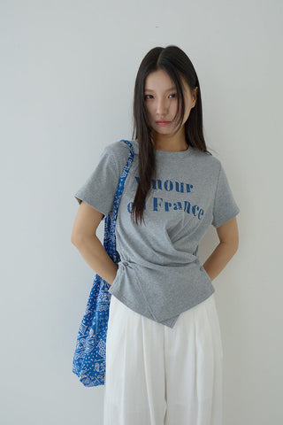 letter print Top