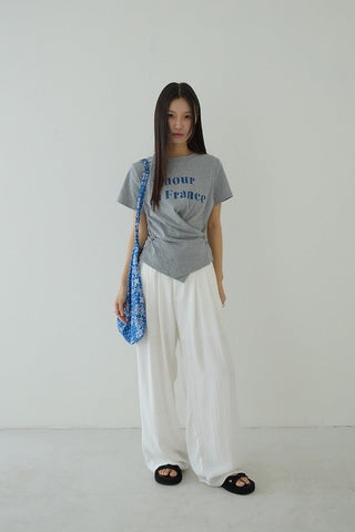 letter print Top