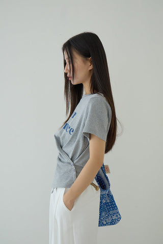 letter print Top