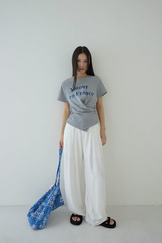 letter print Top