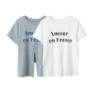 letter print Top