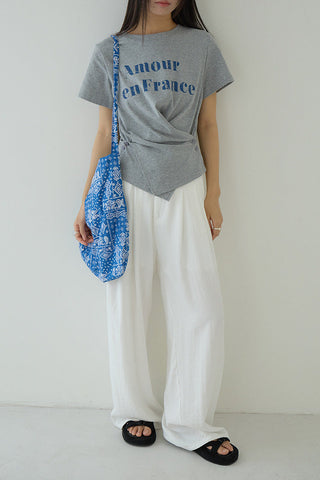 letter print Top