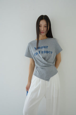 letter print Top