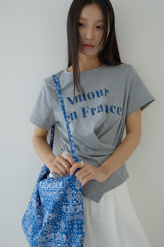 letter print Top