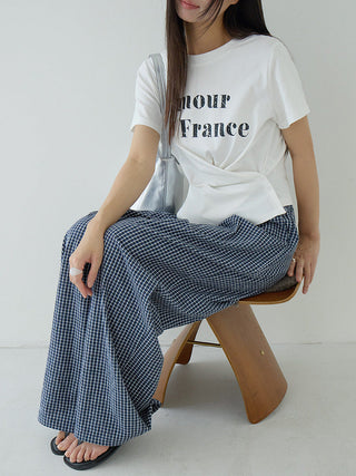 letter print Top