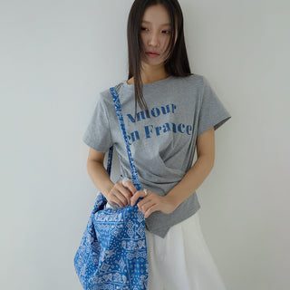 letter print Top