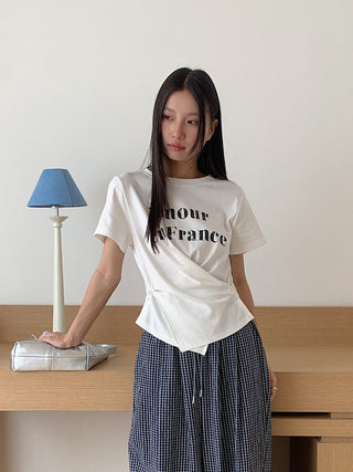 letter print Top